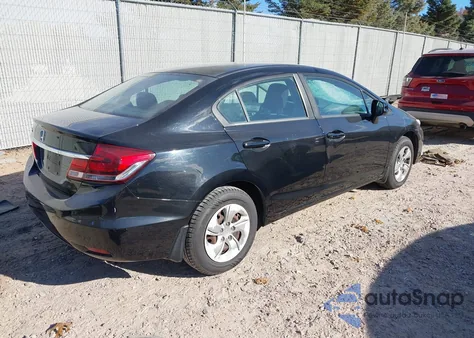 2013 Honda Civic Lx from USA, damaged, VIN 19XFB2F51DE051104